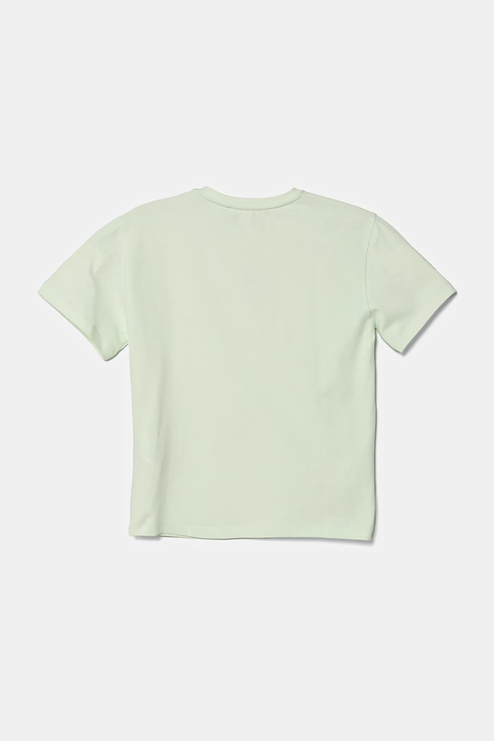 Dětské tričko Elisabetta Franchi EFTS237.0.JE006 zelená SS25