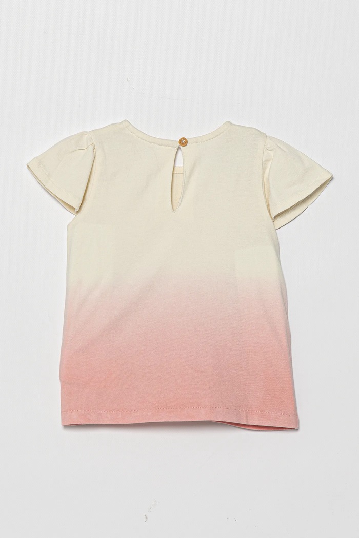 United Colors of Benetton t-shirt bawełniany niemowlęcy 3BL0A1066.W.Seasonal różowy SS25