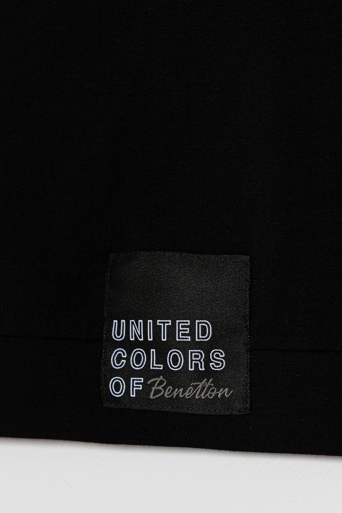 Dziewczynka United Colors of Benetton top dziecięcy 3P4ZCH01U.G.Seasonal czarny