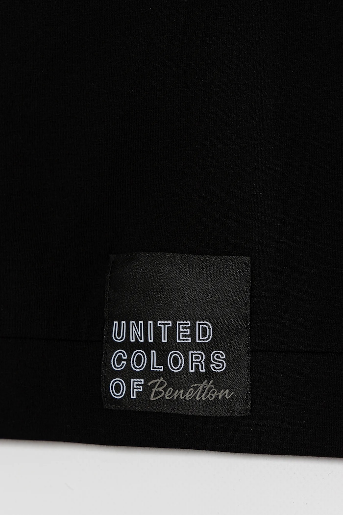 Dziewczynka United Colors of Benetton top dziecięcy 3P4ZCH01U.G.Seasonal czarny