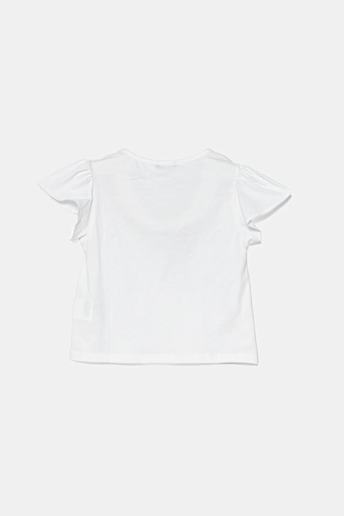United Colors of Benetton t-shirt bawełniany dziecięcy 3I1XG10IU.P.Seasonal biały SS25