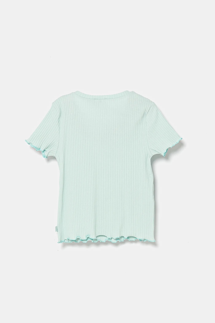 United Colors of Benetton t-shirt dziecięcy 3F1AC10N4.G.Seasonal turkusowy SS25