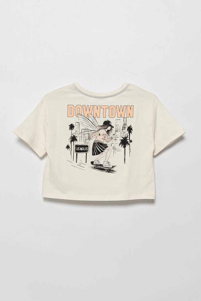 United Colors of Benetton t-shirt bawełniany dziecięcy 3I1XC10N8.G.Seasonal beżowy SS25