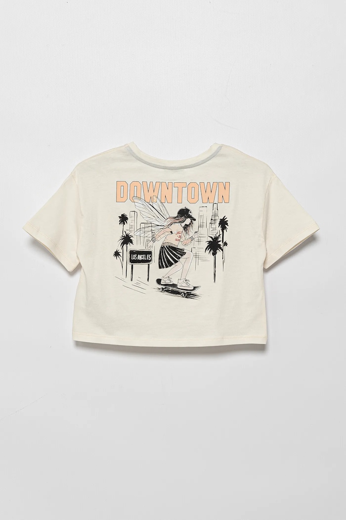 United Colors of Benetton t-shirt bawełniany dziecięcy 3I1XC10N8.G.Seasonal beżowy SS25
