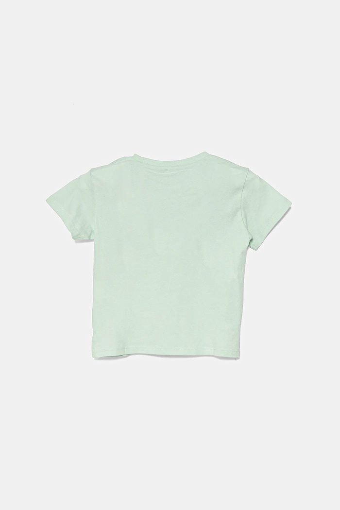 Dječja pamučna majica kratkih rukava United Colors of Benetton 3I1XG10I4.P.Seasonal tirkizna SS25