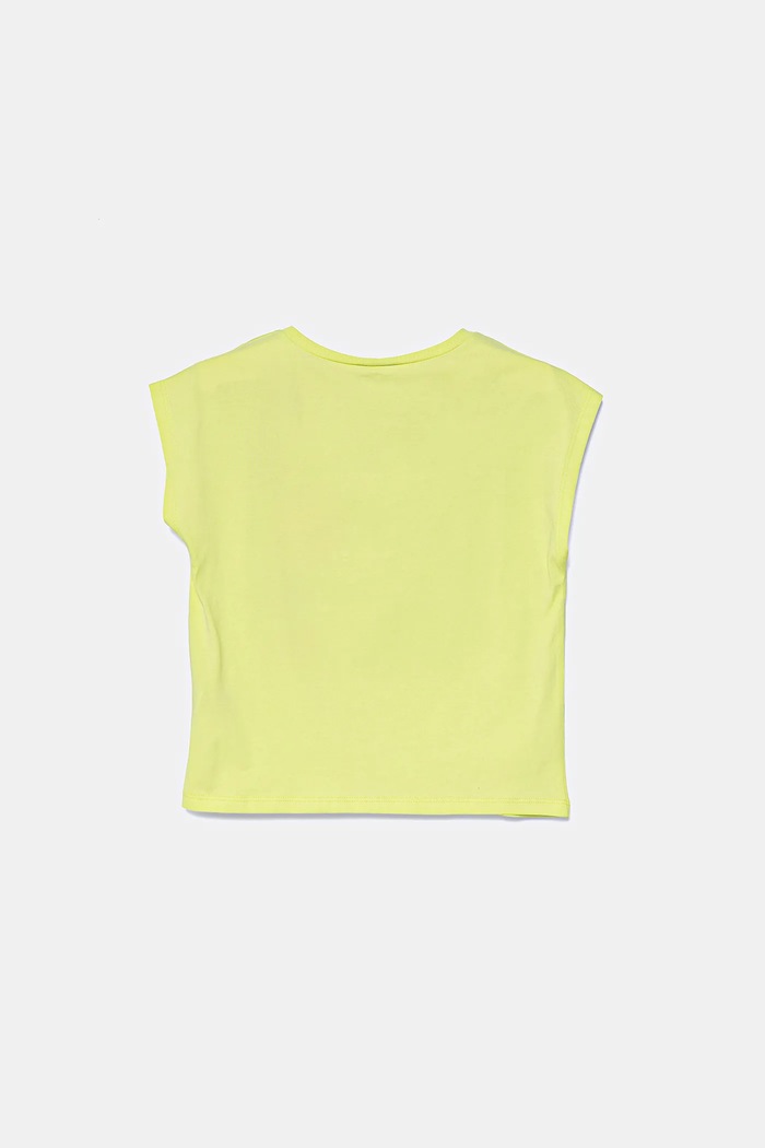 United Colors of Benetton t-shirt bawełniany dziecięcy 3JERC10PB.G.Seasonal zielony SS25