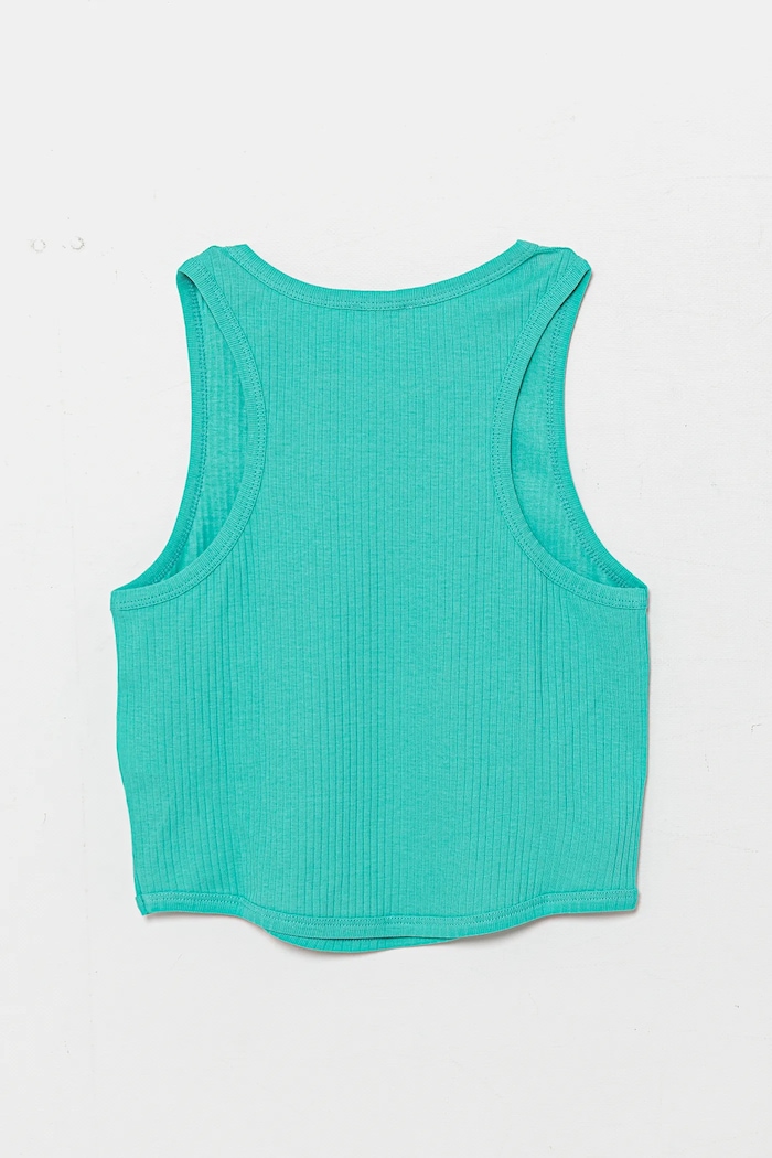 Fete United Colors of Benetton top din bumbac pentru copii 31H3CH01F.G.Season.PPYA turcoaz