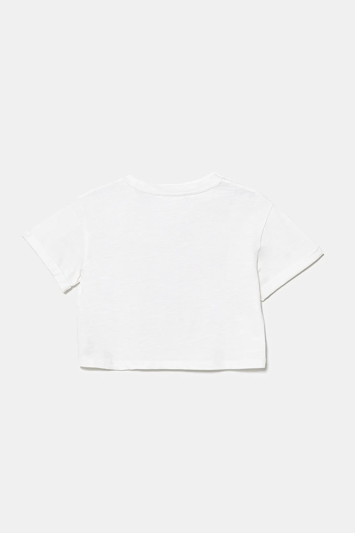 Dětské bavlněné tričko United Colors of Benetton 3SDLC10OX.G.Seasonal bílá SS25