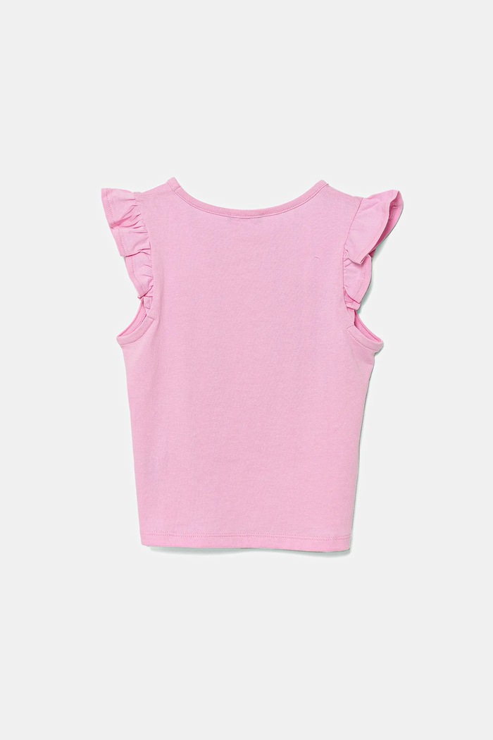 United Colors of Benetton t-shirt bawełniany dziecięcy 3I1XG10JK.P.Seasonal różowy SS25