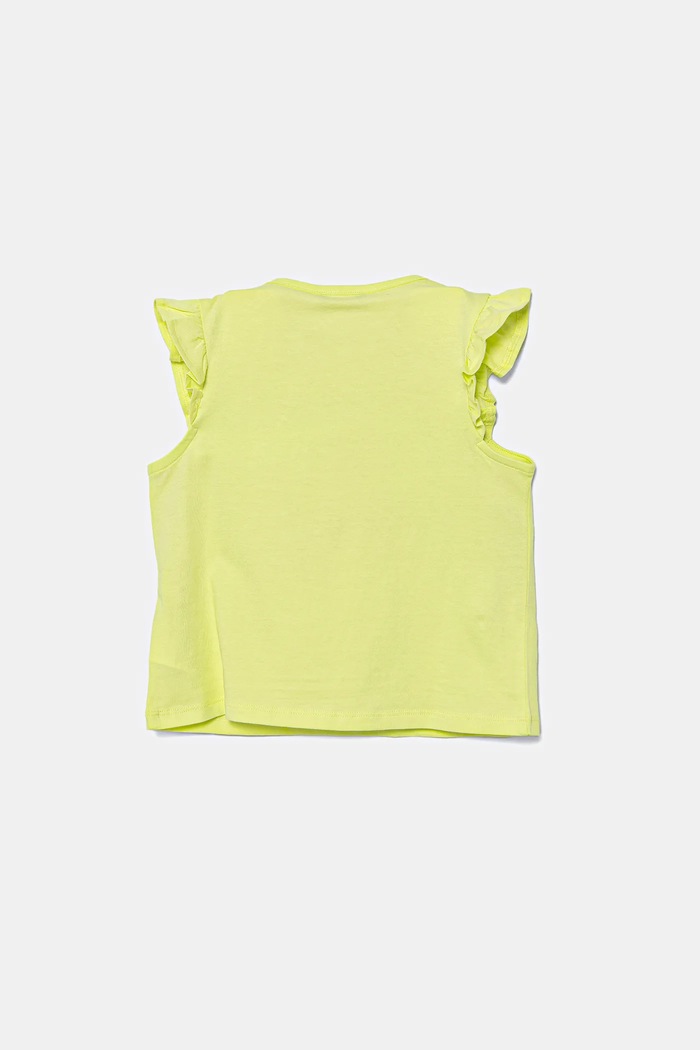 Dětské bavlněné tričko United Colors of Benetton 3I1XG10JK.P.Seasonal zelená SS25