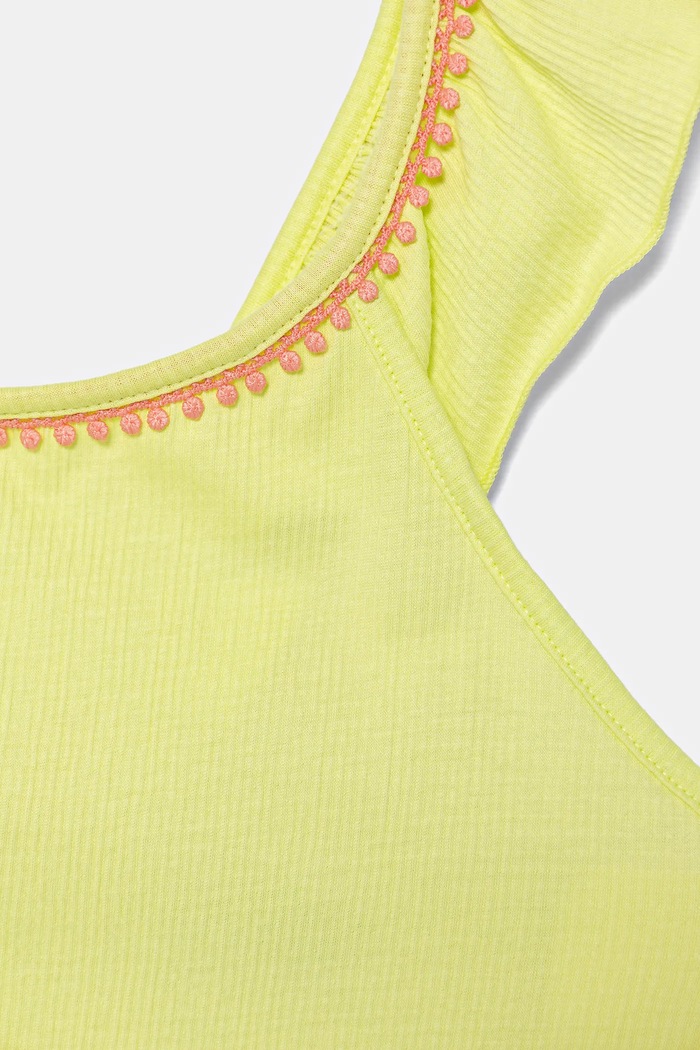 Момиче Детски топ United Colors of Benetton 366NCH01X.G.Seasonal зелен