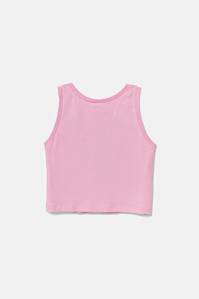 United Colors of Benetton top bawełniany dziecięcy 3I1XCH01Z.G.Seasonal różowy SS25