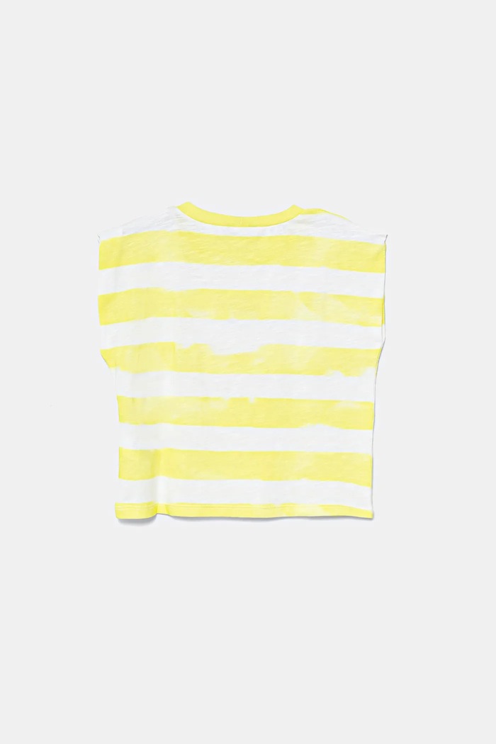 Dětské bavlněné tričko United Colors of Benetton 3SL3C10OW.G.Seasonal žlutá SS25