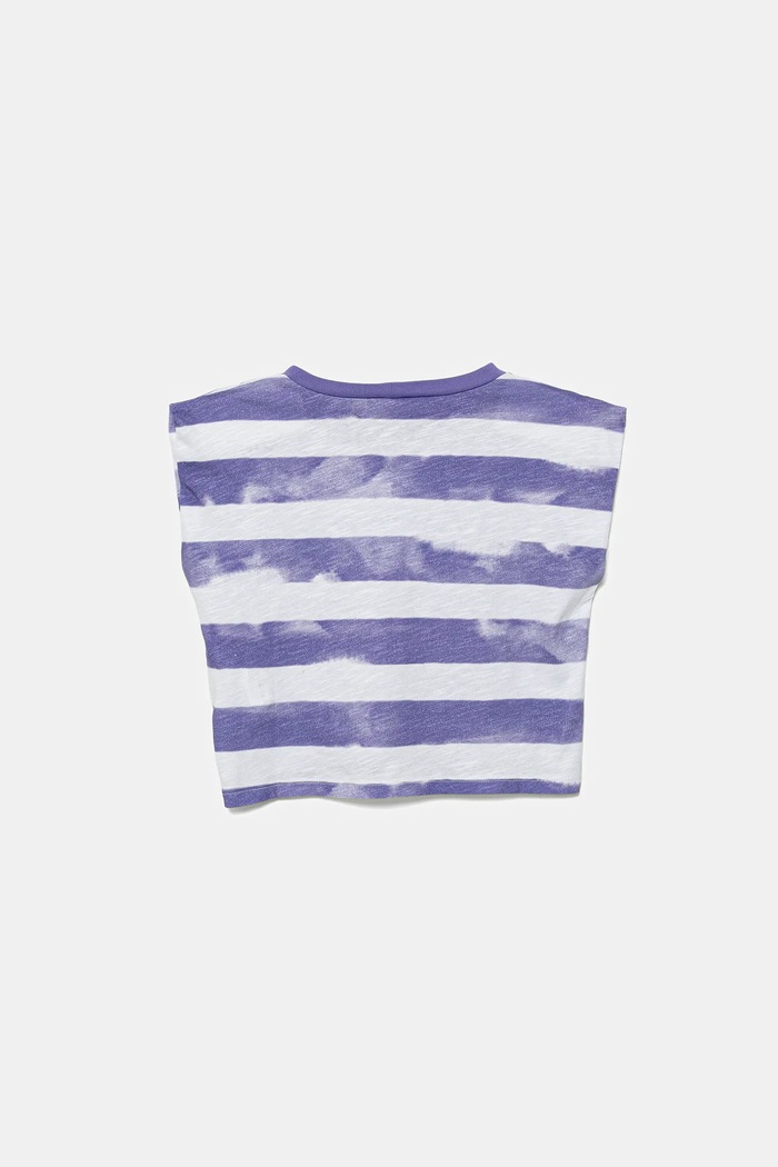 United Colors of Benetton gyerek pamut póló 3SL3C10OW.G.Seasonal lila SS25