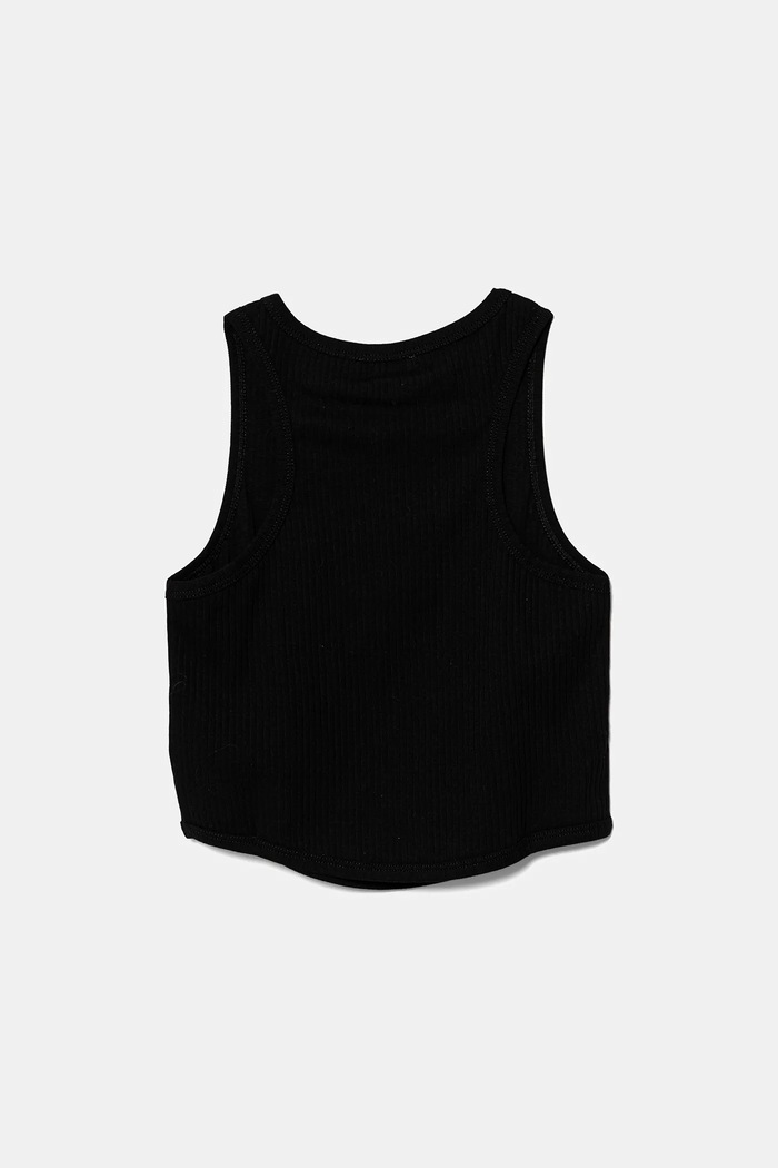 United Colors of Benetton top bawełniany dziecięcy 31H3CH01F.G.Reproposed czarny SS25