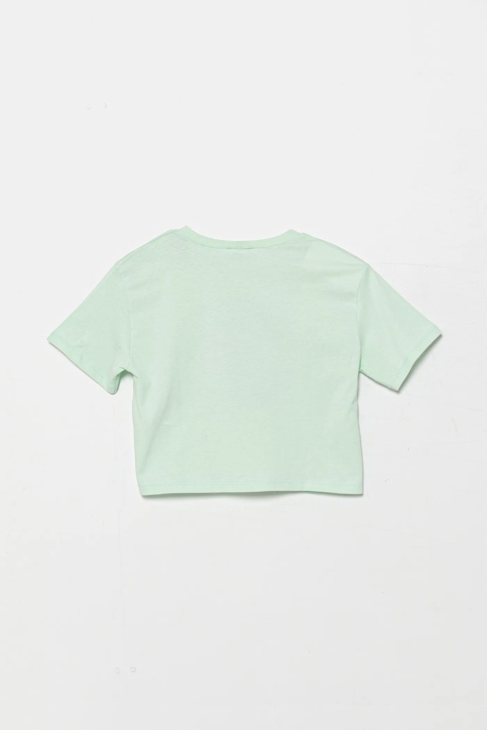 Lány United Colors of Benetton gyerek pamut póló 35RYC10OZ.G.Seasonal zöld
