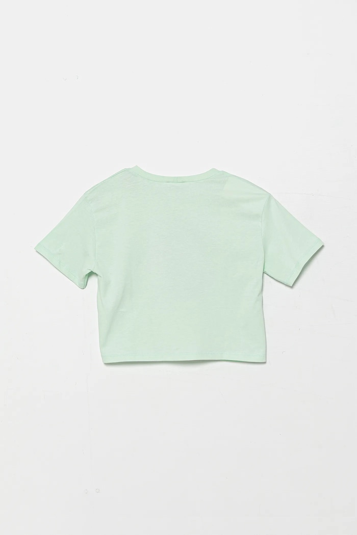 Lány United Colors of Benetton gyerek pamut póló 35RYC10OZ.G.Seasonal zöld