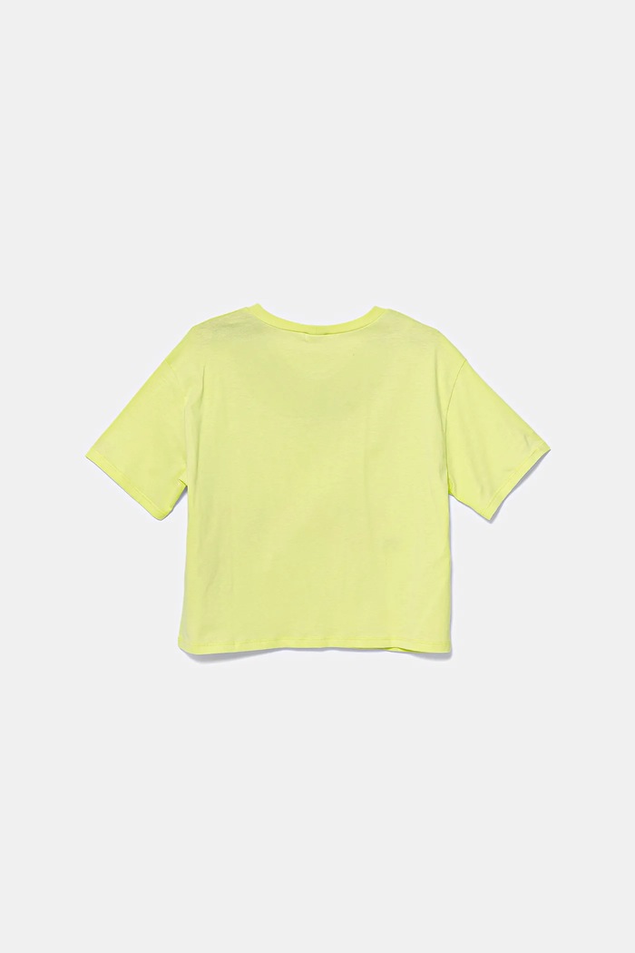 Dječja pamučna majica kratkih rukava United Colors of Benetton 35RYC10OZ.G.Seasonal zelena SS25