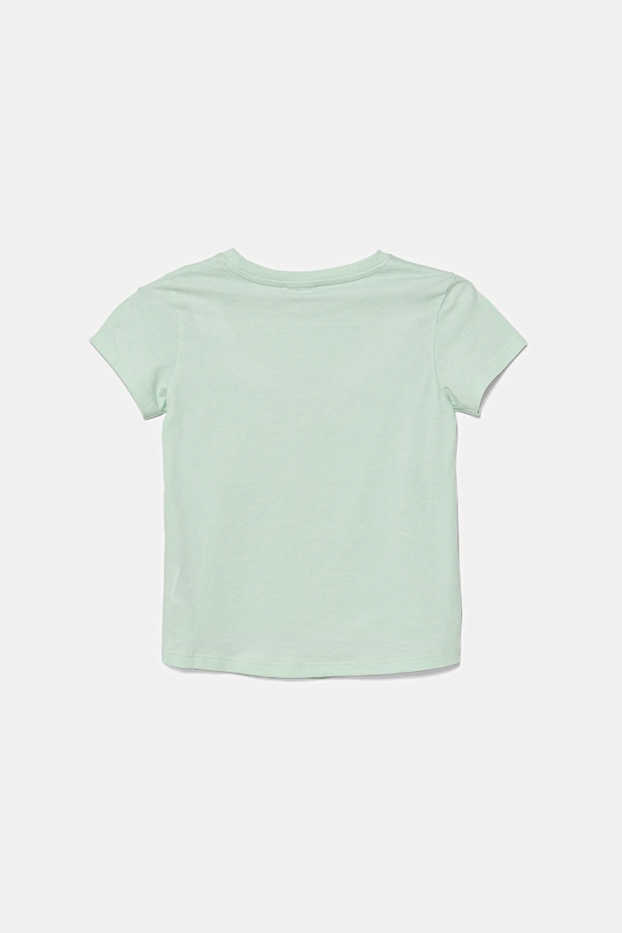 Dětské bavlněné tričko United Colors of Benetton 3I1XG10JB.P.Seasonal zelená SS25