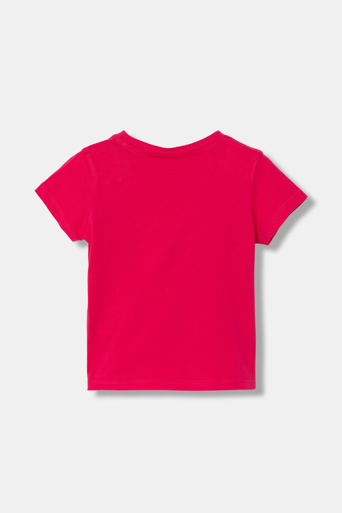 United Colors of Benetton T-shirt dziecięcy bawełniany 3I1XG10JB.P.Seasonal różowy SS25
