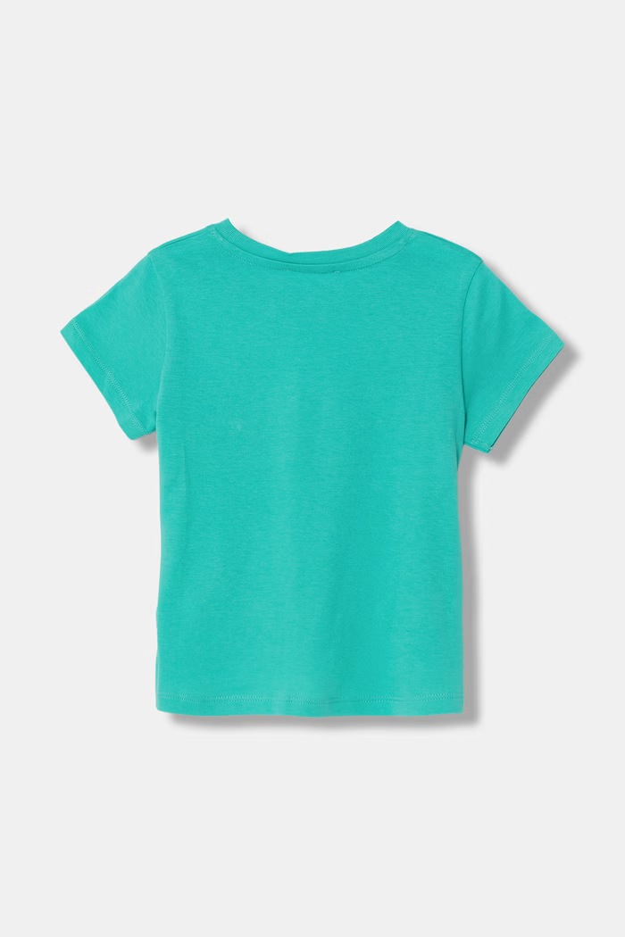 United Colors of Benetton tričko dětské bavlněné 3I1XG10JB.P.Seasonal tyrkysová SS25