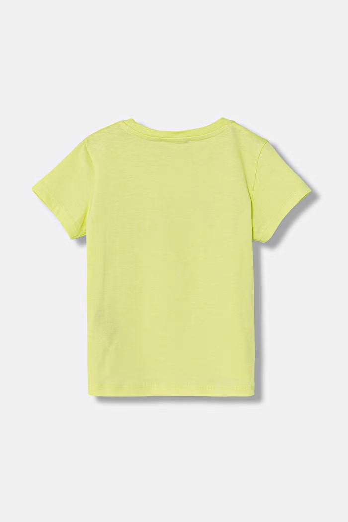 United Colors of Benetton T-shirt dziecięcy bawełniany 3I1XG10JB.P.Seasonal zielony SS25