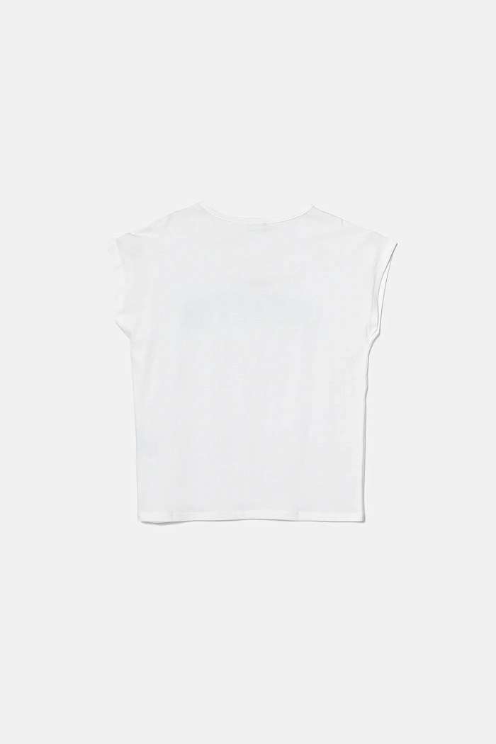 Dětské bavlněné tričko United Colors of Benetton 3I1XC10P1.G.Seasonal bílá SS25