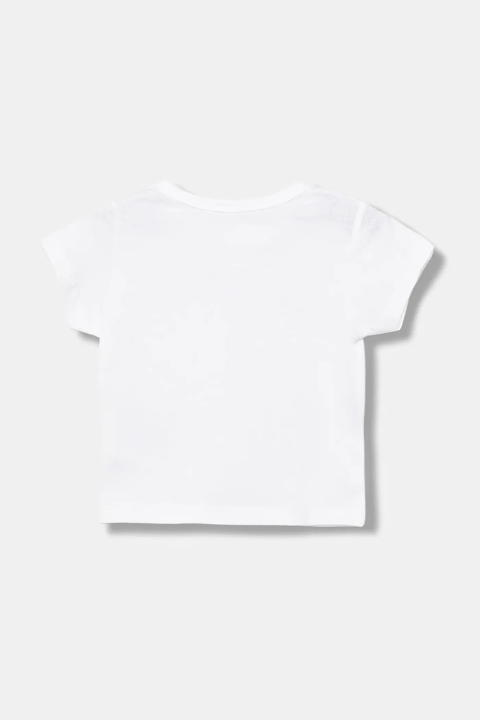 United Colors of Benetton t-shirt bawełniany niemowlęcy 3I1XA1067.W.Seasonal biały SS25
