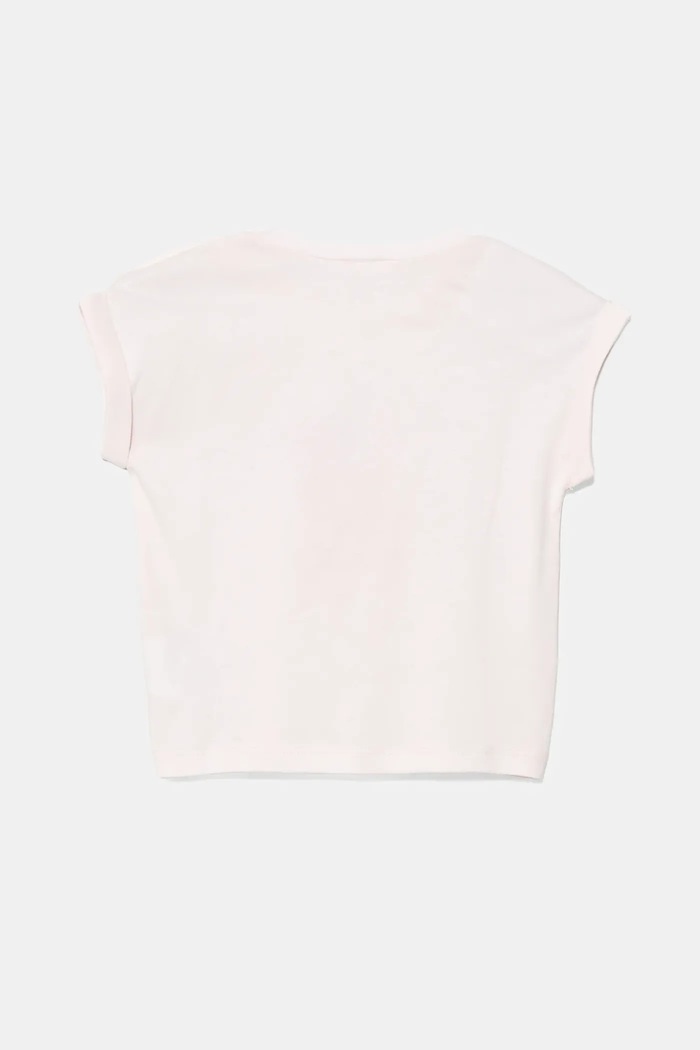 Dětské bavlněné tričko United Colors of Benetton 3I1XA106A.G.W.Seasonal růžová SS25