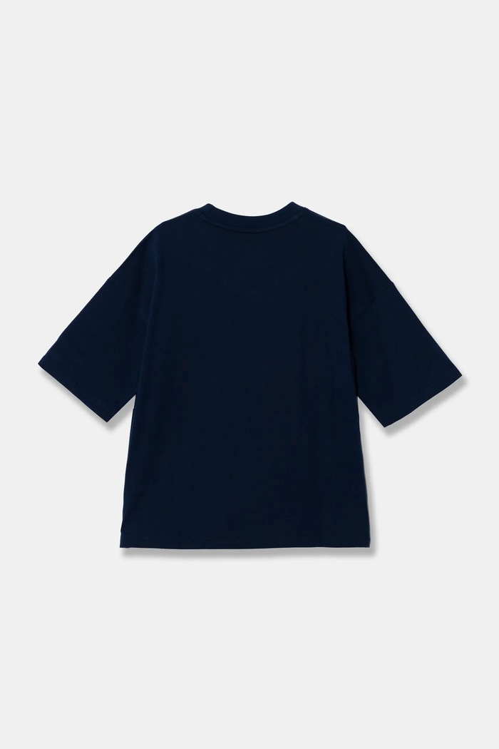 Chłopiec adidas Originals t-shirt bawełniany dziecięcy JC9117 granatowy