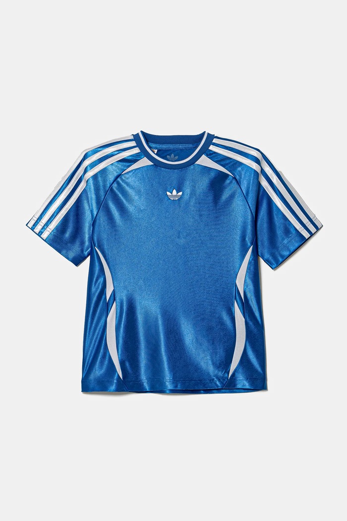 adidas Originals t-shirt dziecięcy JC9125 niebieski SS25