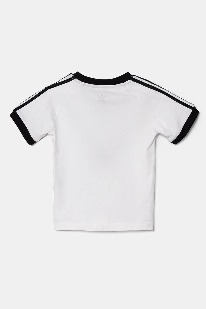 Dětské bavlněné tričko adidas Originals JE0519 bílá SS25
