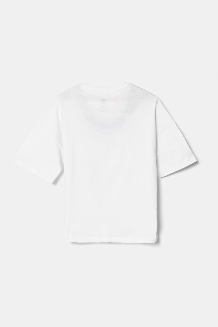 Chłopiec adidas Originals t-shirt bawełniany dziecięcy JD0371 biały