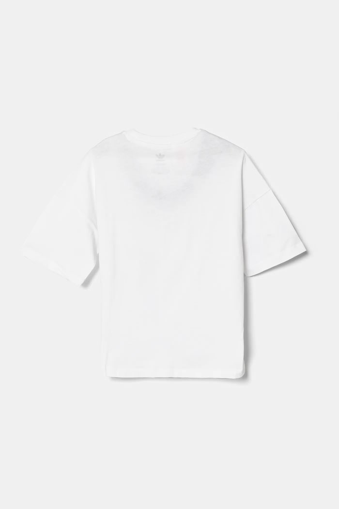Chłopiec adidas Originals t-shirt bawełniany dziecięcy JD0371 biały