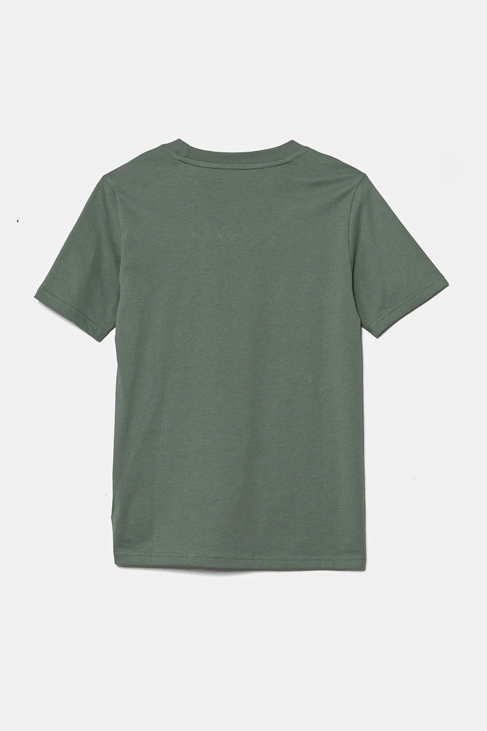 Chłopiec adidas Originals t-shirt bawełniany dziecięcy JC8418 turkusowy