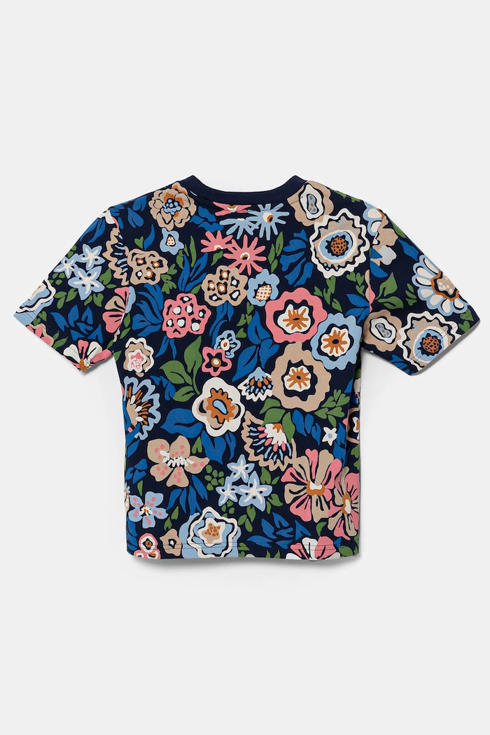 Хлопчик Дитяча бавовняна футболка adidas Originals JD0527 темно-синій