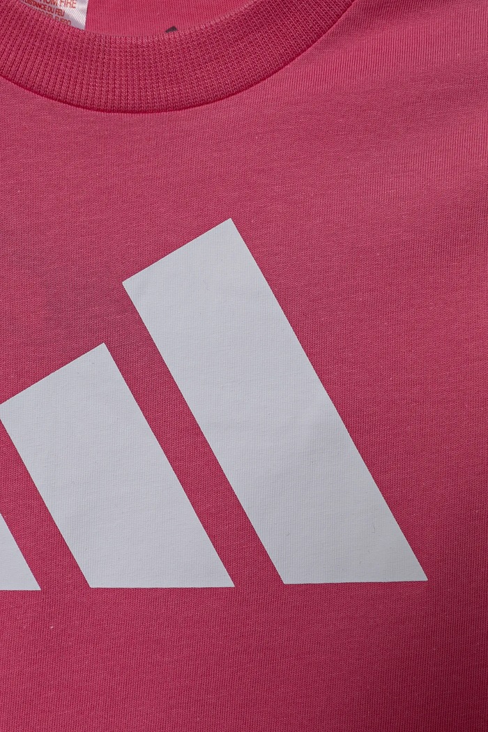 Dětské bavlněné tričko adidas růžová JC9718