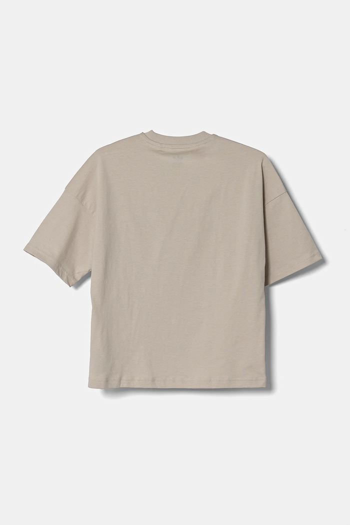 CHLAPEC Dětské bavlněné tričko adidas Originals JJ0277 šedá