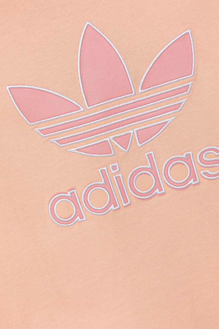 Παιδικό βαμβακερό μπλουζάκι adidas Originals adidas Originals JC9116 πορτοκαλί