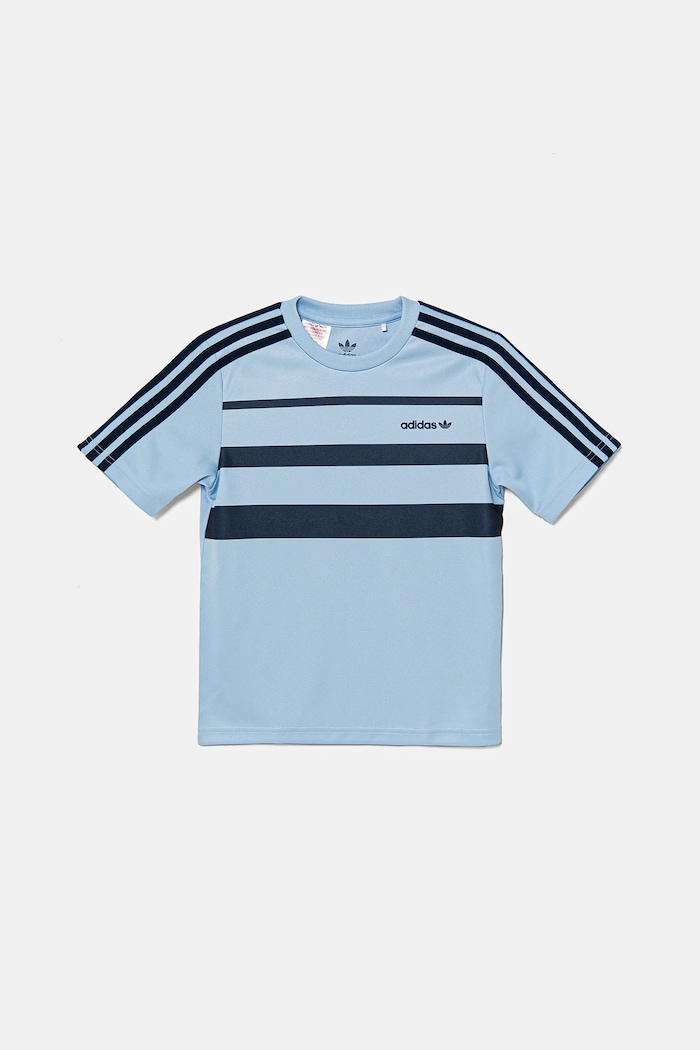 adidas Originals t-shirt dziecięcy JC9043 niebieski SS25