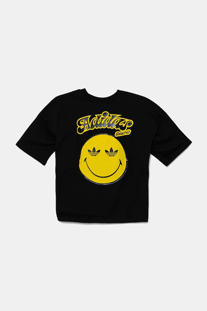 Chłopiec adidas Originals t-shirt bawełniany dziecięcy JD0412 czarny