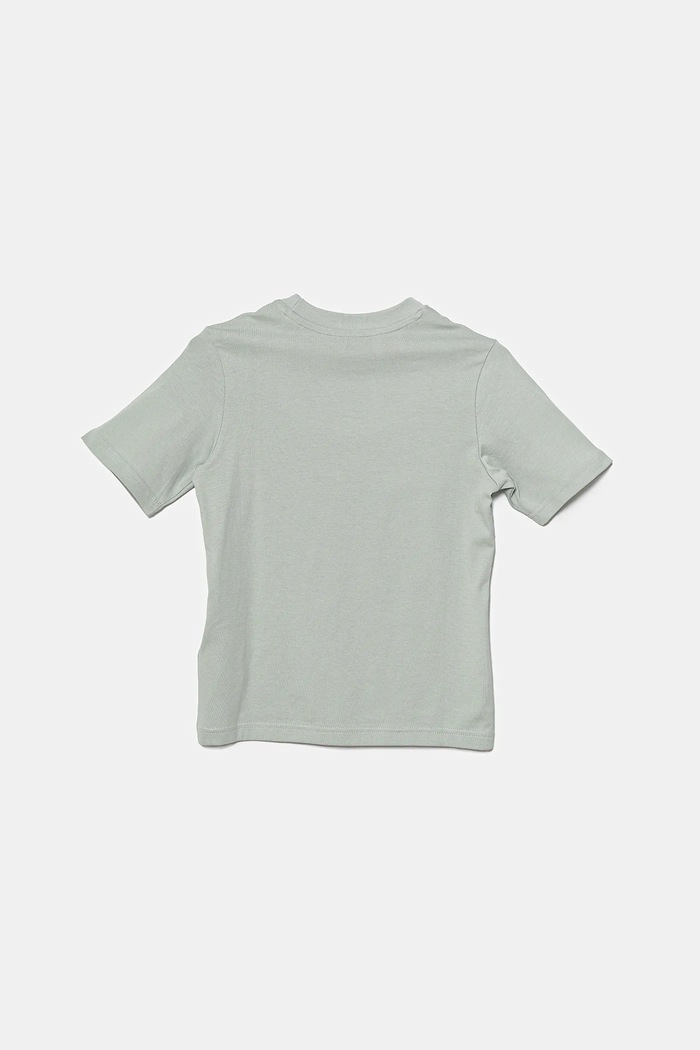 CHLAPEC Dětské bavlněné tričko adidas JI6730 šedá