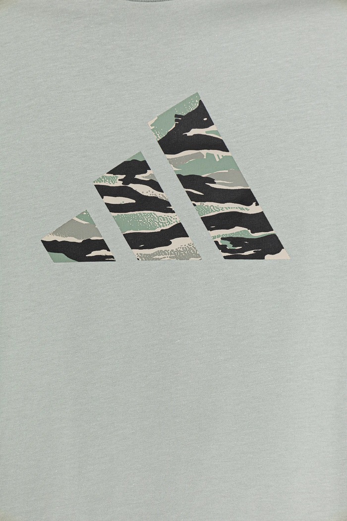Dětské bavlněné tričko adidas šedá JI6730