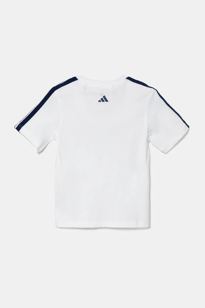 CHLAPEC Dětské bavlněné tričko adidas JI6674 bílá