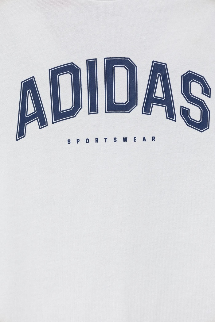 Dětské bavlněné tričko adidas bílá JI6674