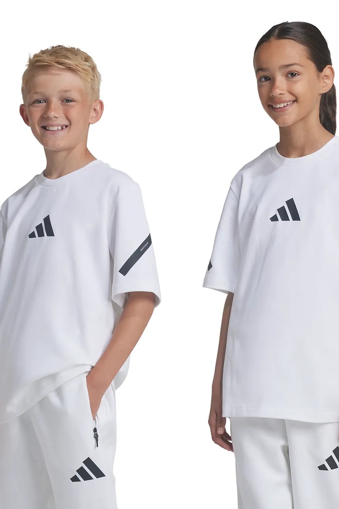 Dětské tričko adidas kulatý bílá JJ4144