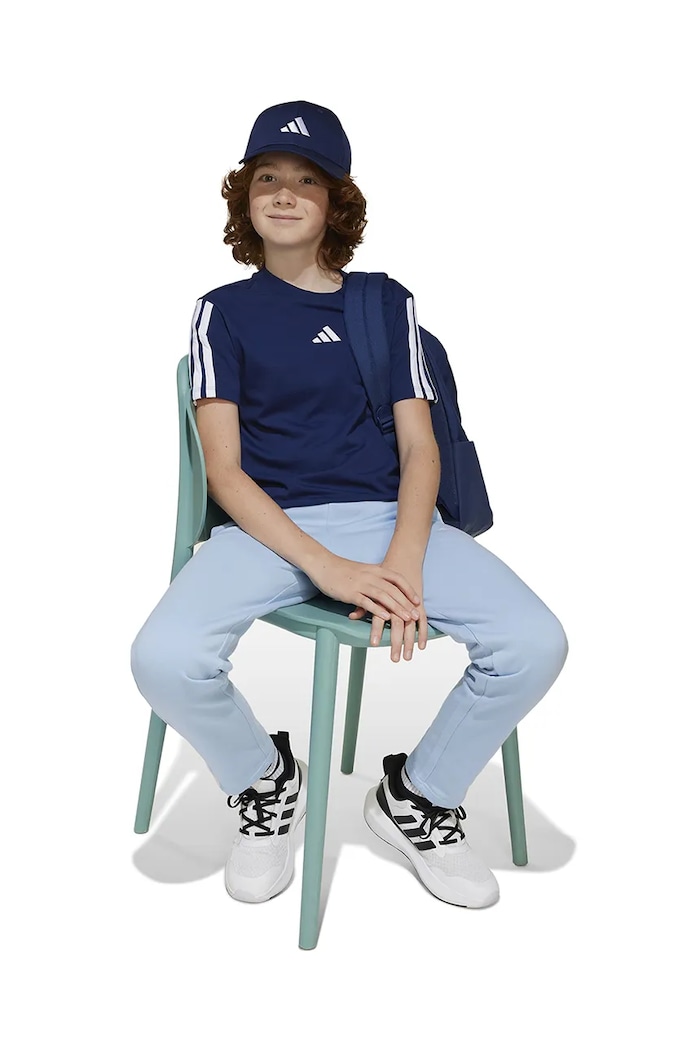 Detské bavlnené tričko adidas JD6490