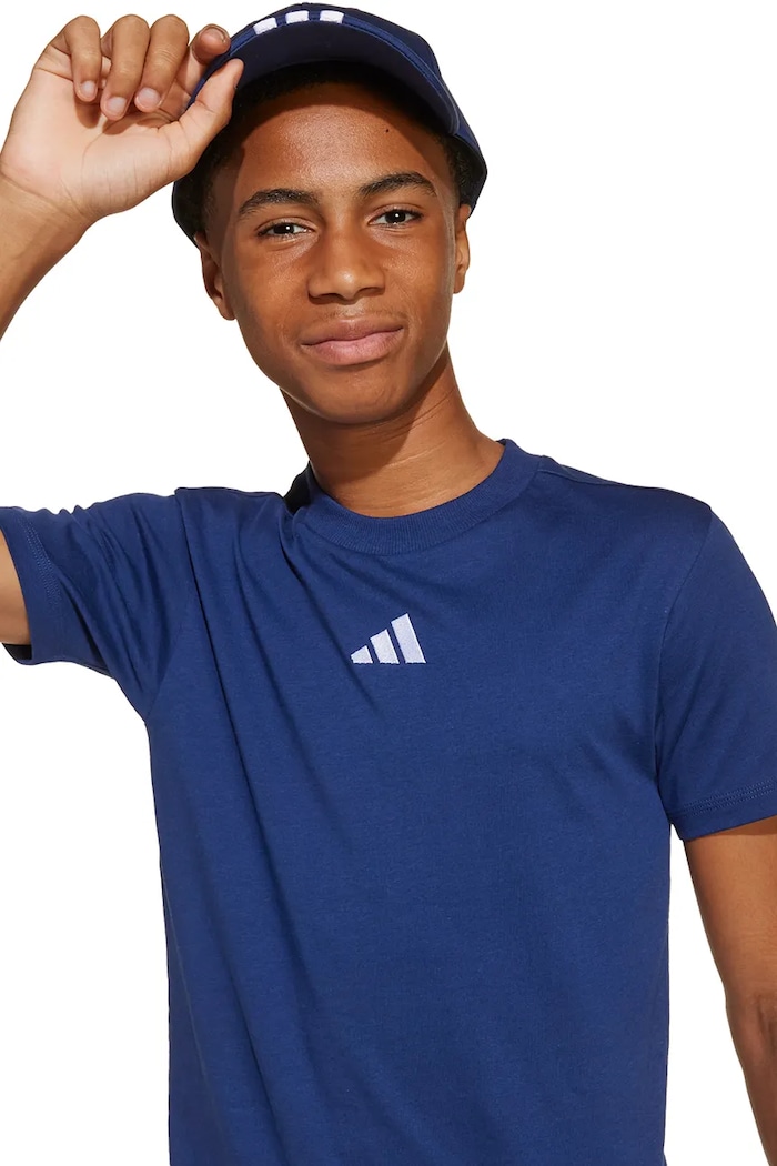 Детска памучна тениска adidas JY0613