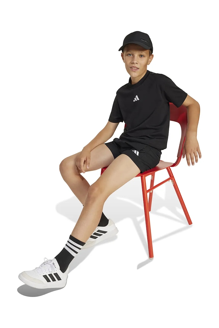 Παιδικό βαμβακερό μπλουζάκι adidas JC9776