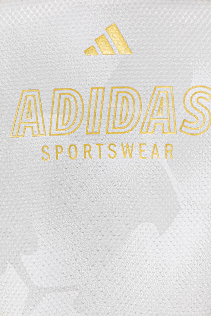 CHLAPEC Dětské tričko adidas JD0498 béžová